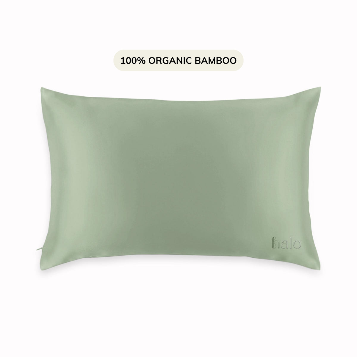 Hypoallergenic bamboo pillowcase for acne, skin, and hair care