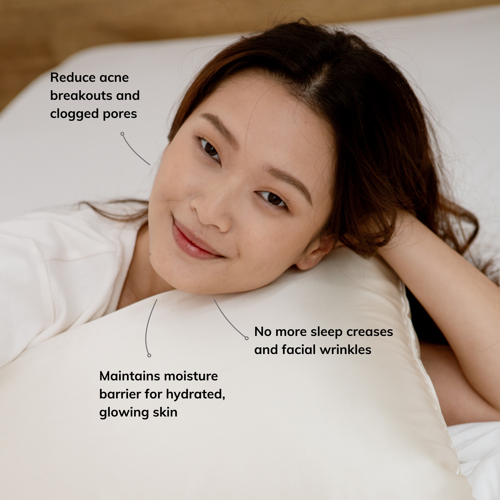 silk pillowcase for acne with sage green mulberry silk fabric