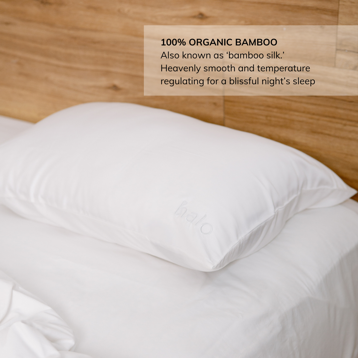 hypoallergenic bamboo pillowcase for acne and frizz control