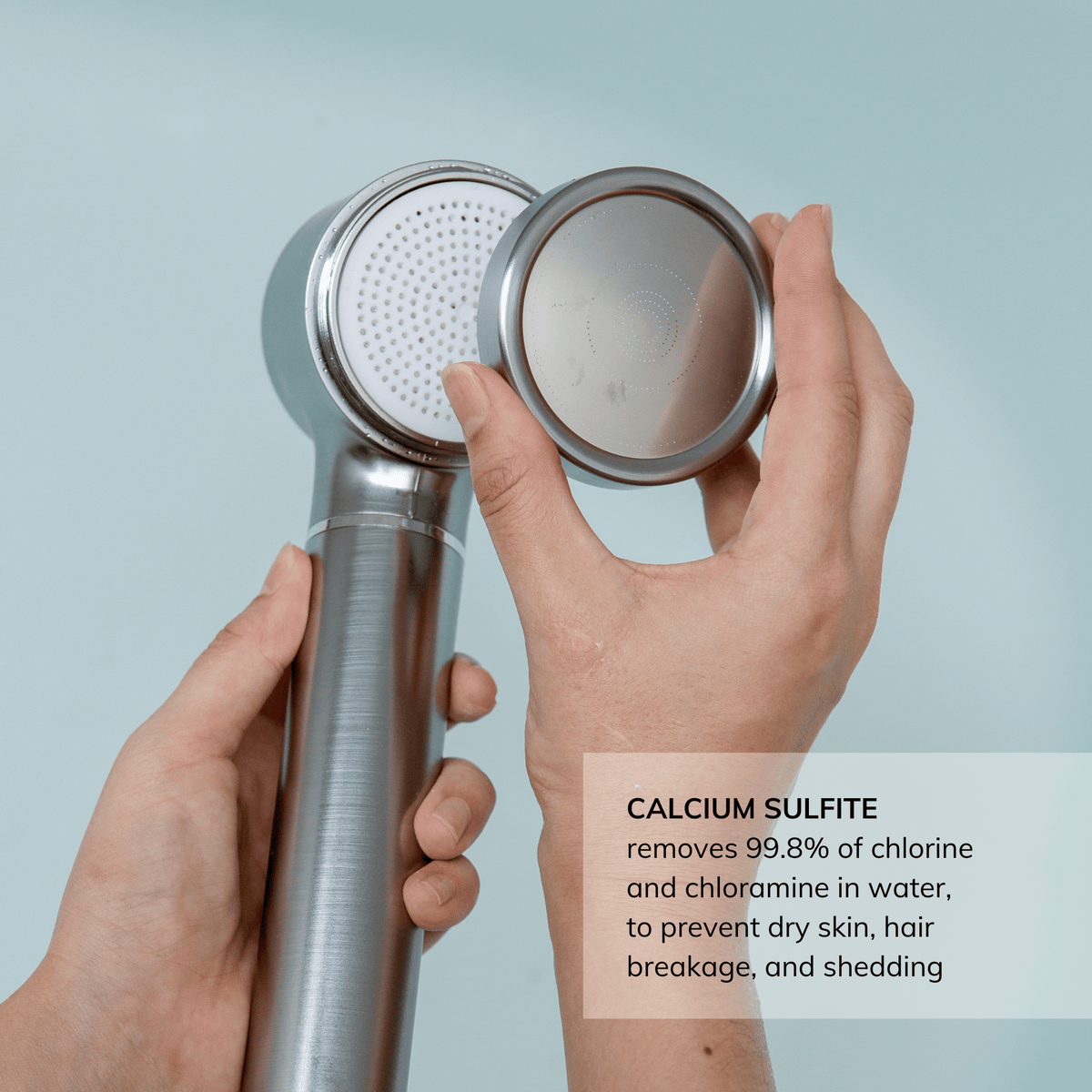 chloramine shower filter and shower water purifier unit