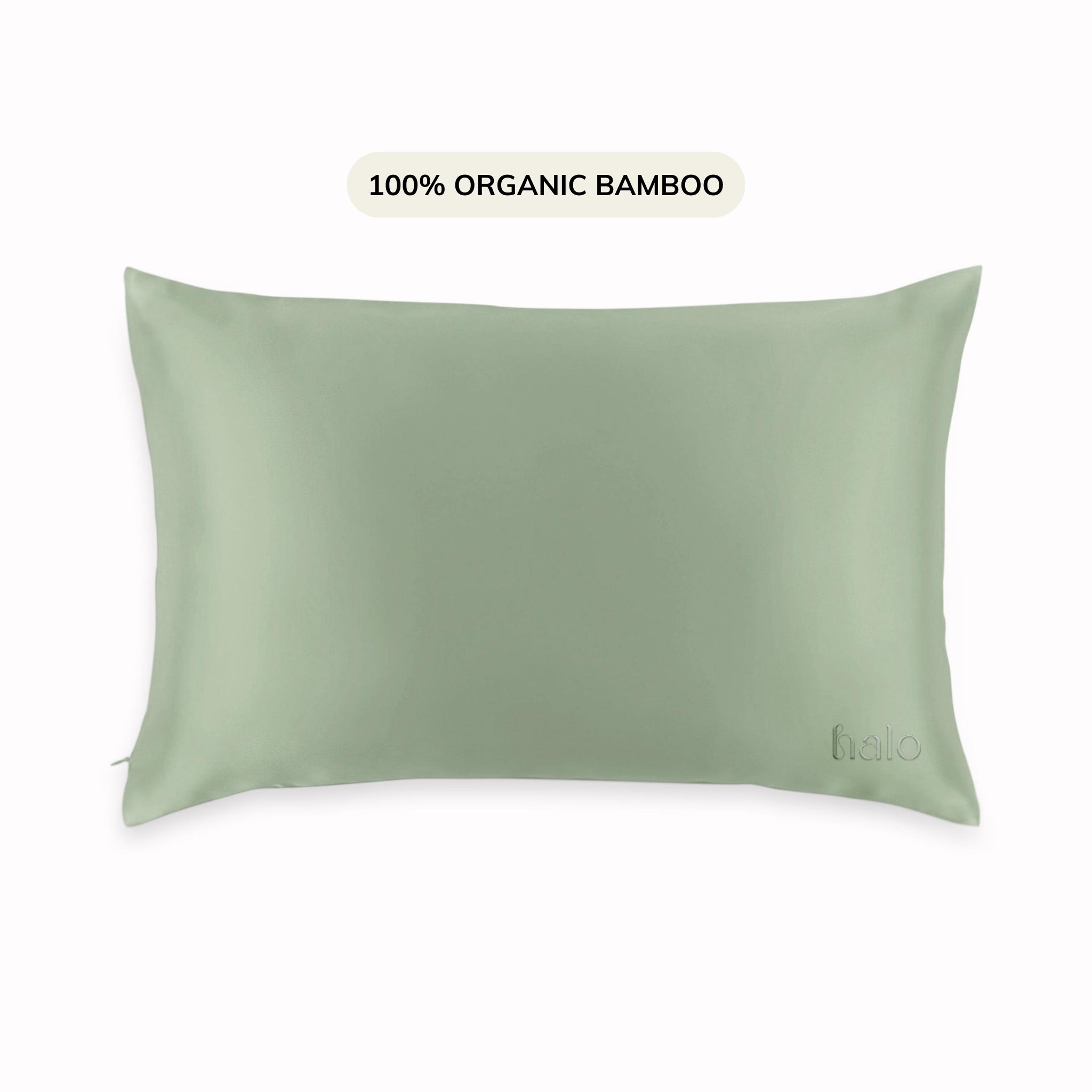 Hypoallergenic bamboo pillowcase for acne, skin, and hair care