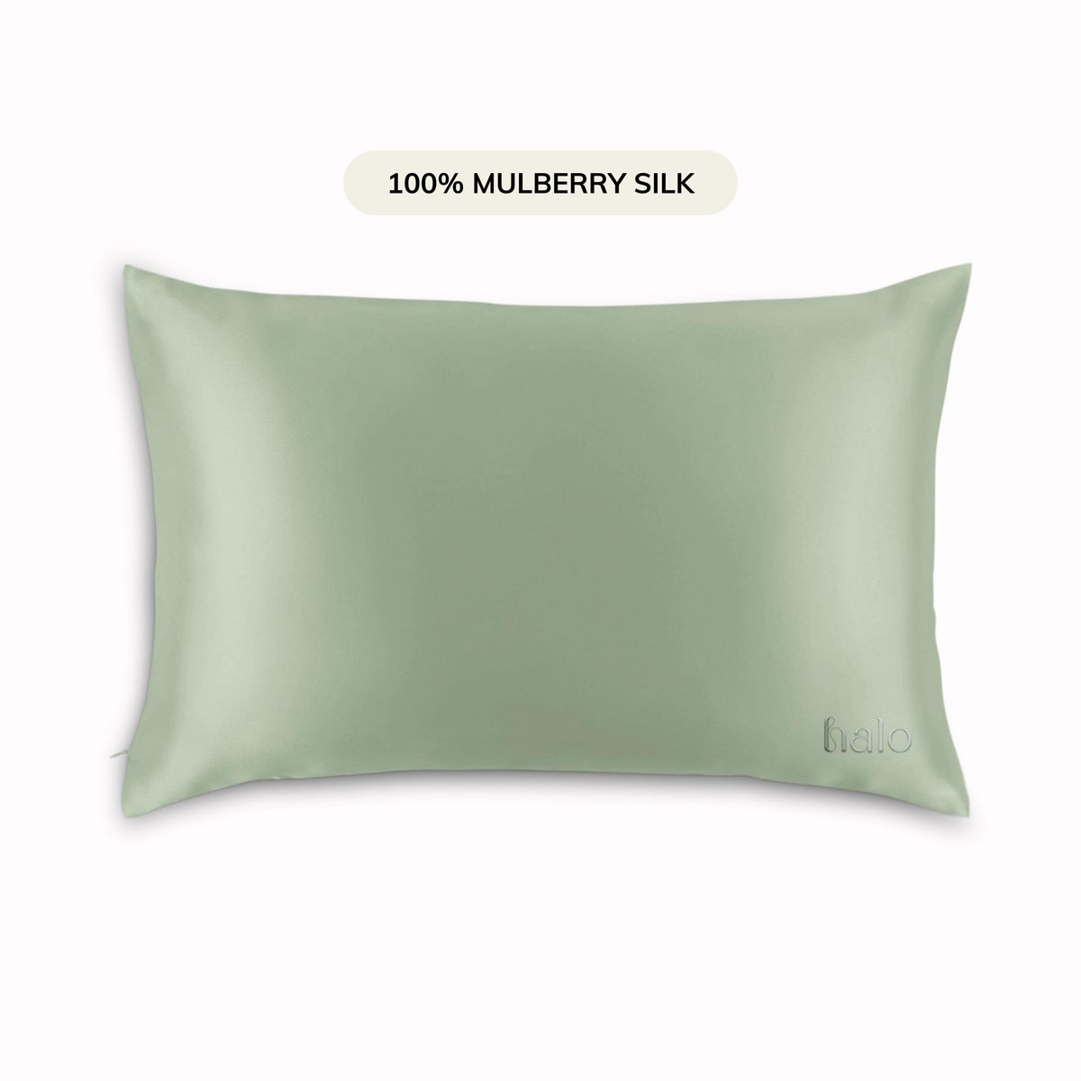 silk pillowcase for acne with sage green mulberry silk fabric