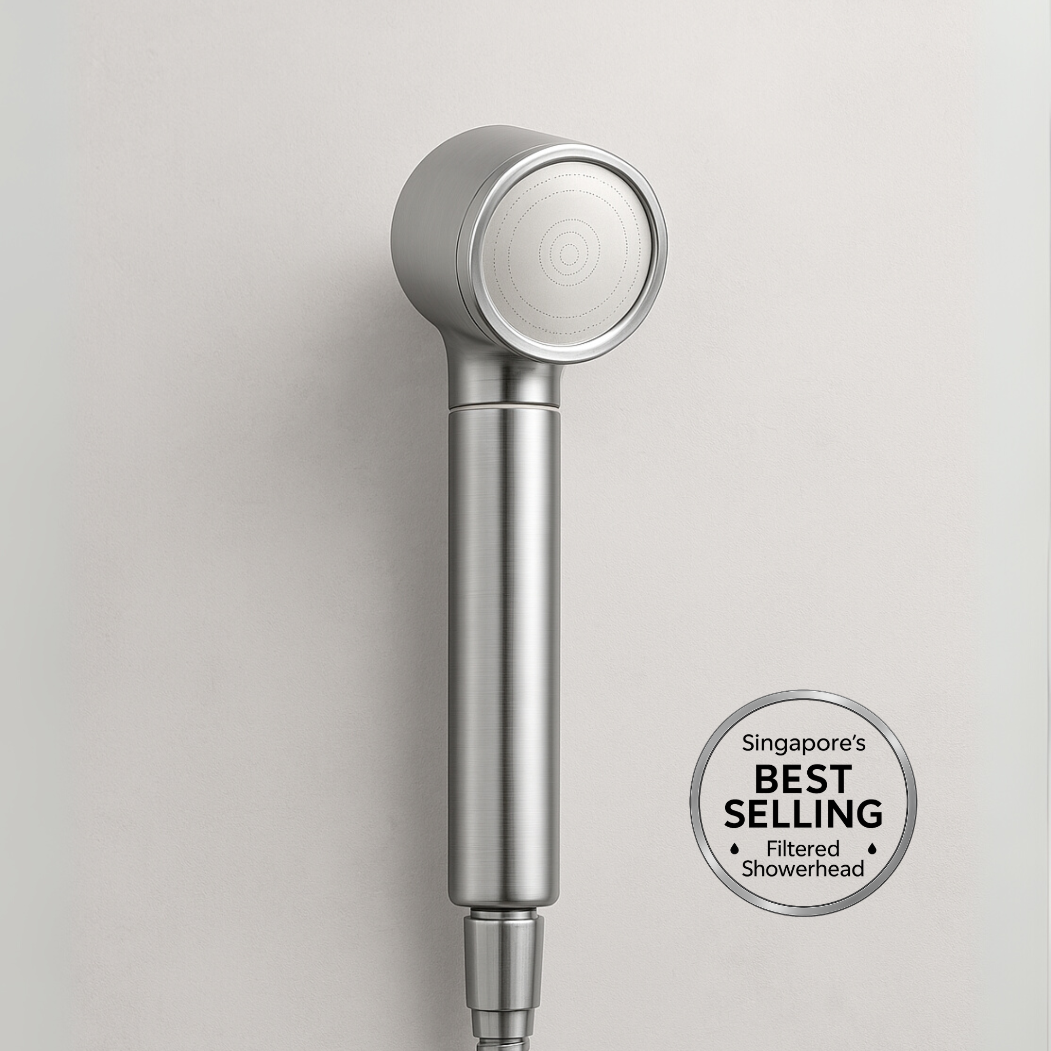 handheld shower head with chloramine water purifier